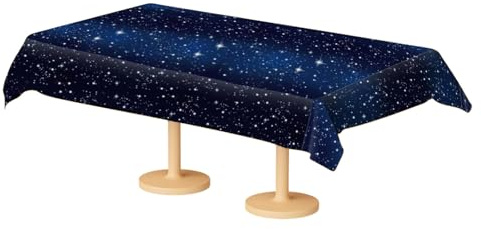 Weltraum-Tischdecken, galaktische Einweg-Tischdecken, Partyzubehör zum Thema Weltraumstern, für Partys
