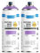 H HANSEL HOME Pintura Spray Base Agua 400ml - Para Muebles, Metal, Plástico y Madera - Ecológica y Sin Olor, Colores Duraderos - Violeta, 2 unidades