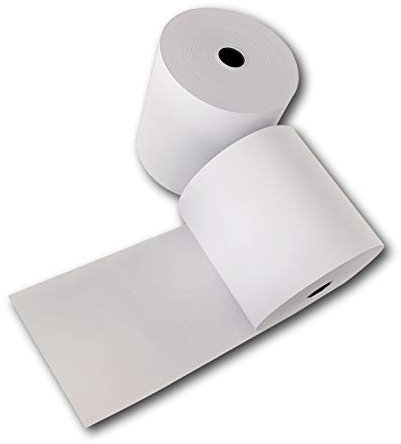 50 Stk. Thermorollen 80mm x 50m x 12mm – Kassenrollen für EC-Terminals, Bonrollen für Registrierkassen, Thermopapier BPA-frei, Bondrucker-Papier für POS-Systeme