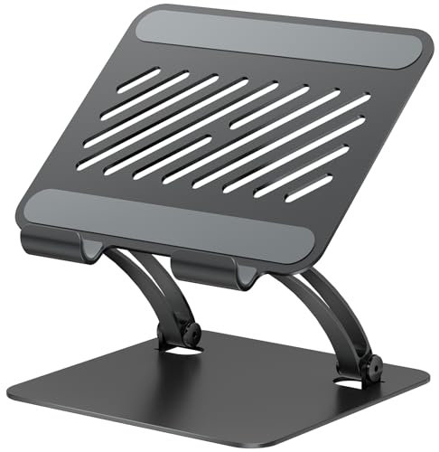tounee Soporte para Tableta, Soporte para Tableta, Soporte Surface Pro, Soporte de Monitor portátil, Compatible con tabletas de 4,7 a 15,6 Pulgadas y teléfonos Inteligentes (Negro)