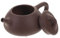 CIYODO 1 Pieza Juego de té de arena púrpura tetera antigua tetera de arcilla morada hervidor de calefacción de agua contenedor de té tetera con mango Brown Color Aleatorio