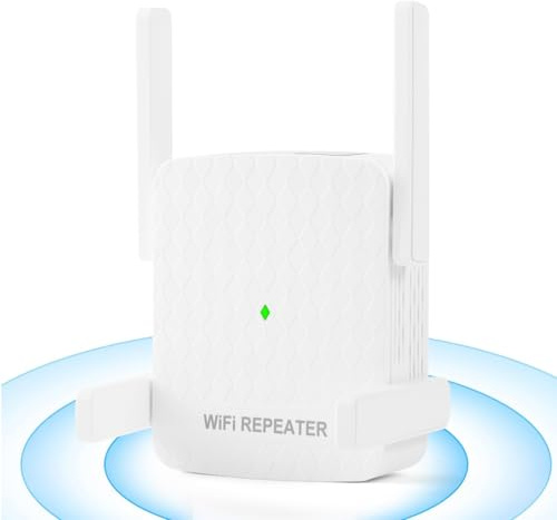 WiFi Extender Booster, 1200Mbit/s WLAN Repeater für bis zu 2000 sq.ft, 5G & 2.4G Dualband Ultraxtender WiFi Verstärker, Long Range Amplifier mit Repeater/AP Modus mit Ethernet Port zu Allen Geräten