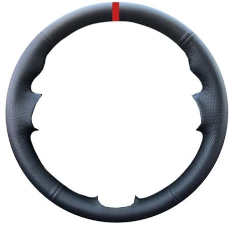 Rutschfester Auto-Lenkradbezug Für Seat Leon Mk2 1P FR Für Cupra 2005–2009 Ibiza 6L Lenkradbezug(A)