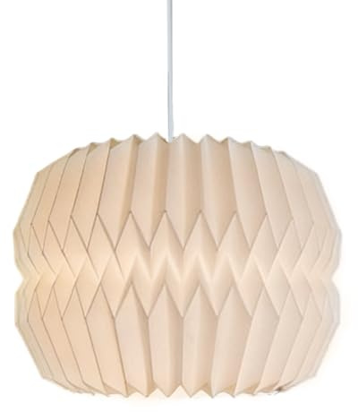 Origami Design Papier Lampenschirm - Folding Pendelleuchte Kunst Dekor,Nordische Kreativpapier Lampenschirm Deko Papier Laterne Deckenlampen Shade,für Hängelampe Schlafzimmer,Wohnzimmer,Esszimmer - A