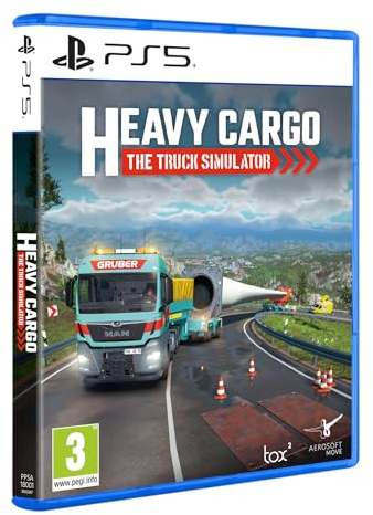 Aerosoft Heavy Cargo – The Truck Simulator (PS5) | Realistische LKW- & Schwertransport Simulation mit Open World, MAN Trucks, Remote Play & Mehrsprachig