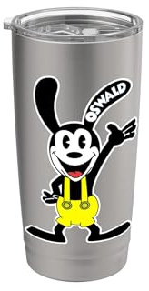 Oswald Rabbit Yellow Overall Waving Hello Stainless Steel Insulated Tumbler
