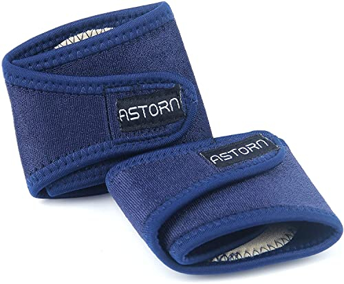 Astorn Foot Pain Relief Arch Support Brace for Women & Men Set of 2 | Compression Arch Support Sleeves with Comfort Gel Cushions | Adjustable Plantar Fasciitis, Bunion and Arch Pain Relief Brace
