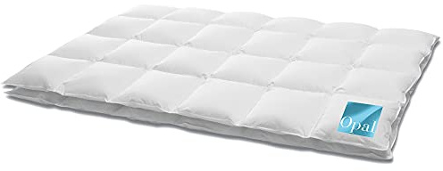Hanskruchen 925.70.308 Opal Daunendecke - 240 x 220 cm - Leicht -90% Daunen, 10% Federchen 1.010 gr.