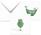 Dori´s Prints Glückwunschkarte zur Geburtstag | 2 Set Grußkarten mit Frosch und Schildkröte | Karte | Geburtstagskarte | Handmade in Hamburg aus 100% Recyclingpapier