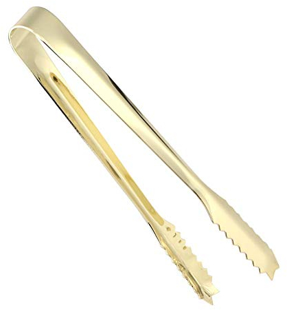 TOPINCN Ice Tong, Food Serving Tongs Stainless Steel Ice Cube Tong Candy Food Kitchen Serving Utensils Set for Cocktail Whiskey Tea Party