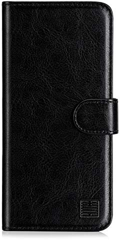 32nd PU Leder Mappen Hülle Flip Case Cover für Samsung Galaxy M31 (2020), Ledertasche hüllen mit Magnetverschluss und Kartensteckplatz - Schwarz