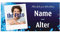 Herz & Heim® Partybanner Geburtstag mit eigenem Fotos und Namen 0,80 x 1,60 m (Blau)