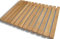 Castelmerlino Caillebotis de Douche en mélèze 55x69 cm pour receveurs de Douche 70x90