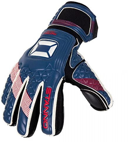 Stanno Torwarthandschuhe - Power Shield III - Zuverlässiger Griff - Handschuhe für Den Ehrgeizigen Torhüter - Perfekte Passform - Marine - Größe 10.5
