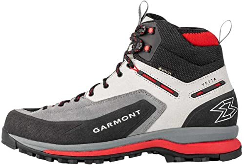 GARMONT Unisex - Erwachsene Outdoor Stiefel, Damen,Herren Sport- & Outdoorschuhe,Wechselfußbett,Schnitt,leicht,Sportschuhe,Grey/Red,41 EU / 7 UK
