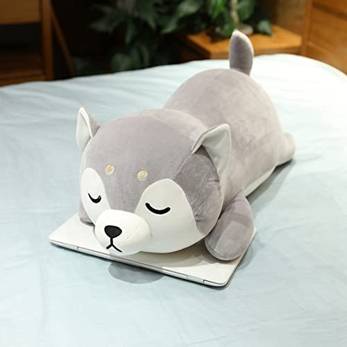 Corgi Plüschtier Kissen, 50cm Shiba Inu Plüschtier Hunde Corgi Akita Kuscheltiere Gefülltes Umarmungskissen Tier Hund Plüsch Kissen Stofftier Kawaii Hund Kissen Spielzeug für Kinder Geschenk