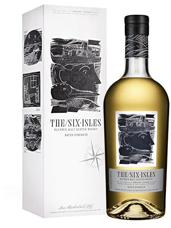 The Six Isles I Batch Strength I Blended Malt Scotch Whisky I Sammlung von Single Malts von 6 Inseln I 700 ml I 58% Vol.