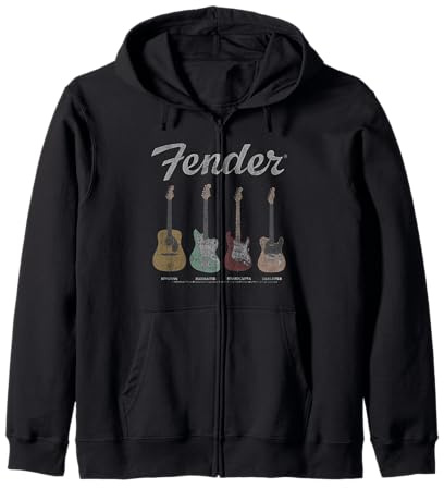 Fender Vintage Guitar Lineup Felpa con Cappuccio