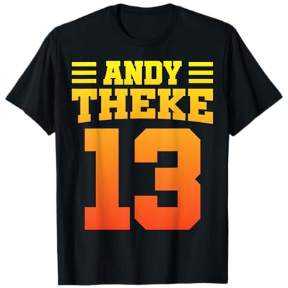 An die Bier Theke Andy Theke Party Outfit Geschenke für Mann T-Shirt