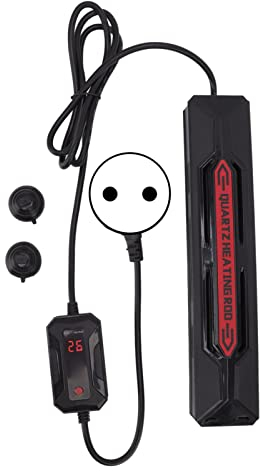 Chauffage D'aquarium 800 W avec Affichage de la Température LED, Chauffage D'aquarium Submersible d'eau Salée et d'eau Douce pour Aquarium Antidéflagrant Tige Chauffante à Quartz pour Aquarium