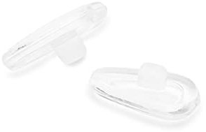 ToughAsNails Ersatz-Nasenpads für Oakley Barrelhouse OX3173/OX3174 Brillen, 1 Paar transparente Nasenpads, Einheitsgröße