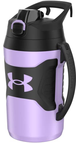 Under Armour Half Gallon Water Bottle Insulated, 64oz Insulated Water Bottle with Handle, Sports Water Jug, Fence Hook, Leak Resistant, for Baseball, Football & More