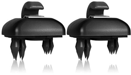 2 Piezas Soporte de Coche para Parasol, Soporte Accesorios para Coche | Soporte Parasol Ganchos Para Parasoles Compatibles Con Audi A1,A3,A4,A5,Q3,Q5 (8E0, 857, 562), A7,B6,B7,B8,S4,S5 (Gris)
