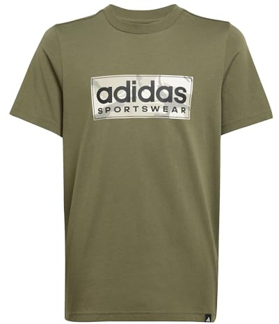adidas Jungen Camo Linear Junior Boys Graphic Tee T-Shirt