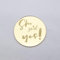 Cupcake-Topper mit Gravur She Said Yes – Cupcake-Topper für Junggesellinnenabschied – Verlobungs-Cupcake-Topper – Acryl-Spiegel-Kuchenaufsatz – Gold