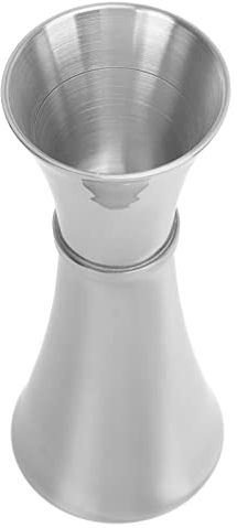 Doppel-Jigger, Edelstahl-Bar-Mess-Jigger-Schuss-Mess-Jigger-Messbecher-Stab-Werkzeug-Schuss, japanischer Jigger for Bartending(Color:Sliver)