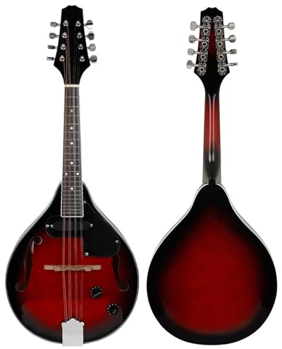ZALHIN Mandoline pour Instrument à Cordes Instrument De Musique Mandoline Électrique Mandoline À Huit Cordes Ensemble De Guitare Mandoline Électrique(Mandolin)