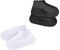 RHQFDM 4 Stück Unisex Wasserdichte Überschuhe Wiederverwendbar Rutschfestes Silikon Schuhüberzieher Halbtransparent Silikon Wasserdichte Überschuhe für Regentage,Strände,Schlammige Straßen(L)