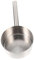 Ciieeo Wasserkelle Wasserlöffel Mit Griff Wok-schöpfkelle Wasserpfanne Dipper Shampoo-schöpfkelle Mehlschaufel Nessie Haarwaschwasserschaufel Badekelle Dipper Silver Rostfreier Stahl