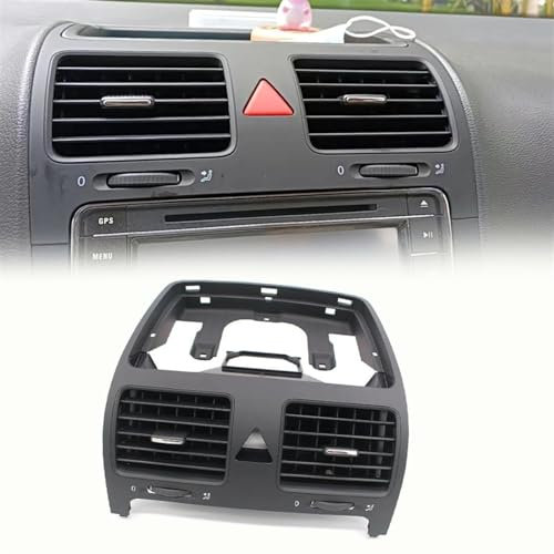 WILSEM Accesorios De Coche, Montaje De Rejilla De Salida De Ventilación De Aire Acondicionado 1K0819728E para V&w para Golf MK5 2004 2005 2006 2007 2008 2009