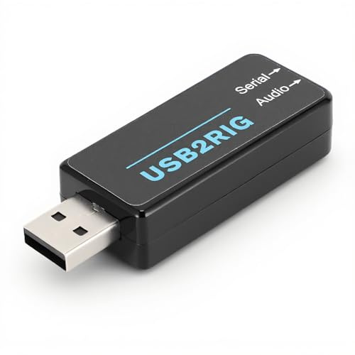 Interfaz de Modos Digitales Integrada para Radioaficionados, Control Cat, Códec de Sonido 2 en 1 con Tarjeta de Sonido Integrada y Puerto Serie, Flexible para Conexión de