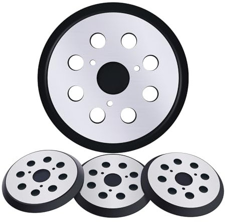 Replacement Sander Pads for Dewalt, 5 8-Hole Orbital Sanding Replacement Hook and Loop Pads for DeWalt DW420 DW421 DW422 DW423 DW426 D26451 Random Orbital Sander (4Pack)