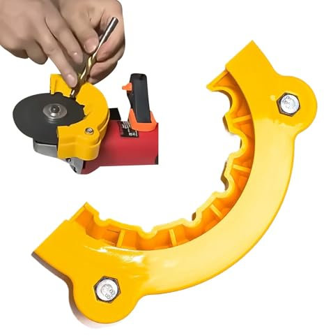 Drill Bit Sharpener - Multipurpose Grinding Sharpener for All Drill Bits, Portable Electric Angle Grinder for Metal Drill Bits
