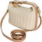 Gcroet Straw Crossbody Bags for Women Woven Straw Handbag Stylish Top Handle Straw Purse with Adjustable ＆ Detachable Shoulder Strap Zipper Closure Straw Bag for Summer Beach Vacation.