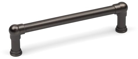 128mm Grey Industrial Kitchen Bar Handle Dark Brushed Pipe Style Pull Cupboard Cabinet Door Drawer Furniture Wardrobe Hardware