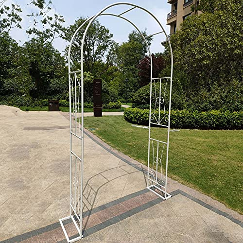 Gartenpergolabogen, Metalldorn für Kletterpflanzen & Rosen, Rankgitter für drinnen und draußen, perfekt für Hochzeitsdekorationen & Terrassengartenverschönerungen
