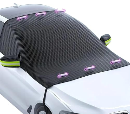 AIBINGBH Frontscheibenabdeckung für VW Touran 2003-2015, Scheibenabdeckung Abdeckung Auto Schnee EIS Frost Sonne Uv Staub WasserbestäNdig
