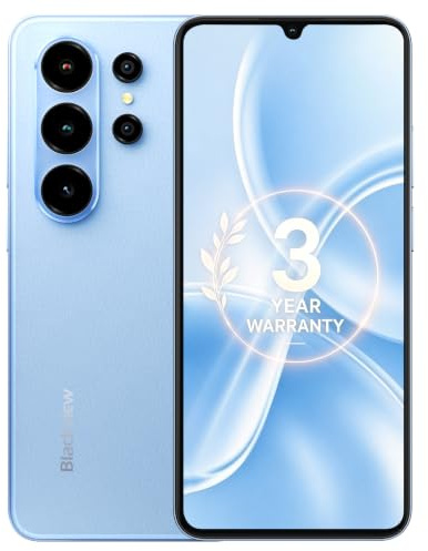 Blackview Wave10 Mobile Phones, Android 16 Smart Phone, Unlocked, Blue