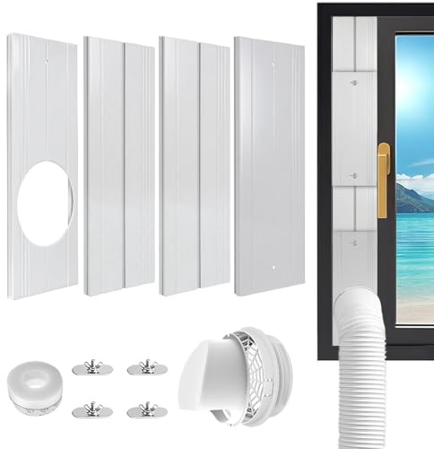 LYPPUL Kit Finestra Condizionatore Portatile, Kit Finestra per condizionatore d'Aria Portatile, kit finestra Aria Condizionata portatile, Accessorio Per finestras aria Condizionata