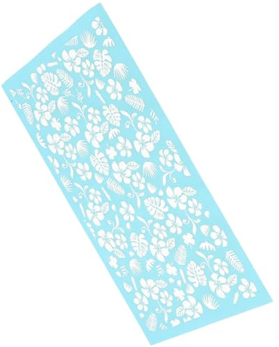 TOYANDONA Reusable Polyester Silk Screen Stencils for Polymer Clay DIY Items Patterned Templates for Clay Oven Bake and Party Prop Decoration