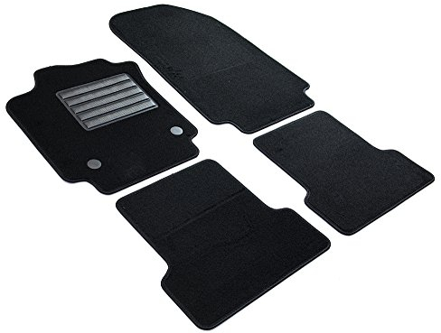 MDM SP-4249 Fußmatten Velours Autoteppich passend für Renault Captur I 2013>12.2019, black