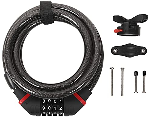 Zéfal K-Traz C9 Code – Fahrrad Schloss, Kabel Zahlenschloss mit Code