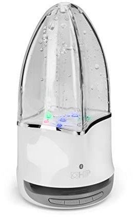 He Aqua Bluetooth Speaker - Water Light Show Speaker With True Wireless Stereo, Aux In and FM Radio