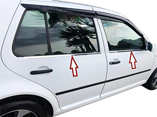 MCPerformance Lattes chromées de fenêtre Golf 4 IV 4 portes 1997-2003