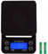 INF Digitale Küchenwaage, Kaffeewaage, Digitalwaage, 3 kg, hohe Präzision (0.1 g), LCD-Display, schwarz