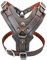 Strapazierfähiges Hundegeschirr aus Leder für große Hunde Trainingsweste mit Quick Control Griff-2XL